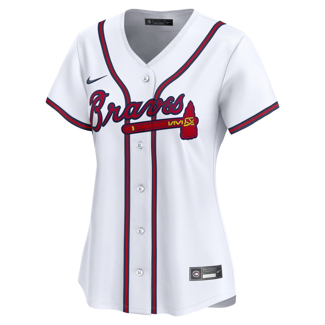 Atlanta Braves Ronald Acuna Nike Women's Home Limited Player Jersey - White MLB Team Jersey Baseball Fan Apparel