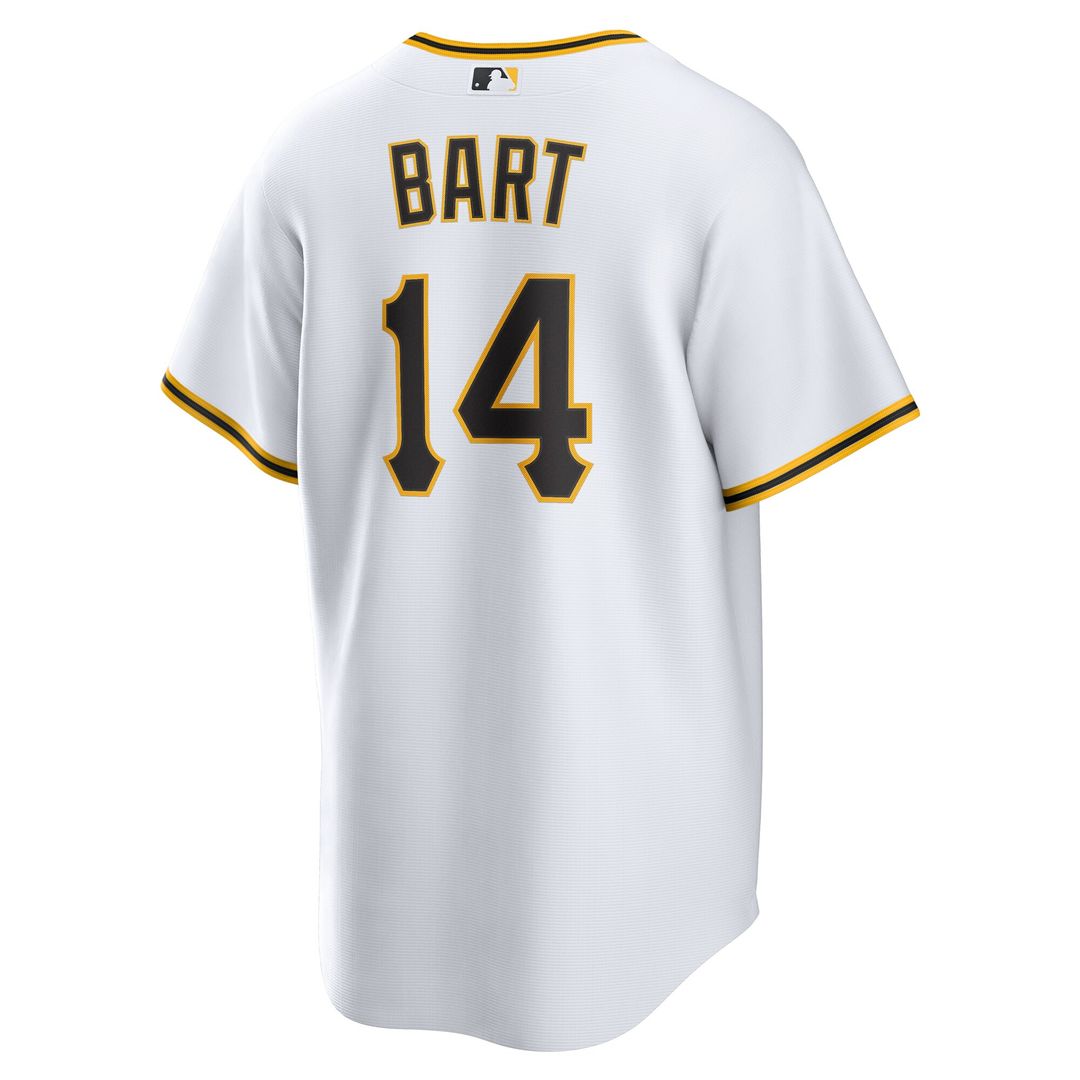 Pittsburgh Pirates Joey Bart Nike Home Replica Jersey - White MLB Team Jersey Baseball Fan Apparel