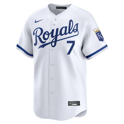 Kansas City Royals Bobby Witt Jr. Nike Home Limited Player Jersey - White MLB Team Jersey Baseball Fan Apparel