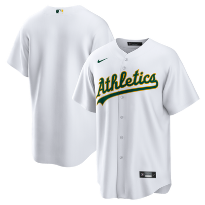 Athletics Nike Home Big & Tall Replica Jersey - White MLB Team Jersey Baseball Fan Apparel