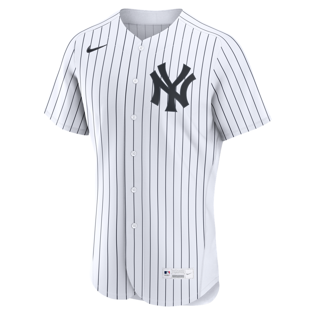 New York Yankees Nike Home Authentic Custom Jersey - White MLB Team Jersey Baseball Fan Apparel