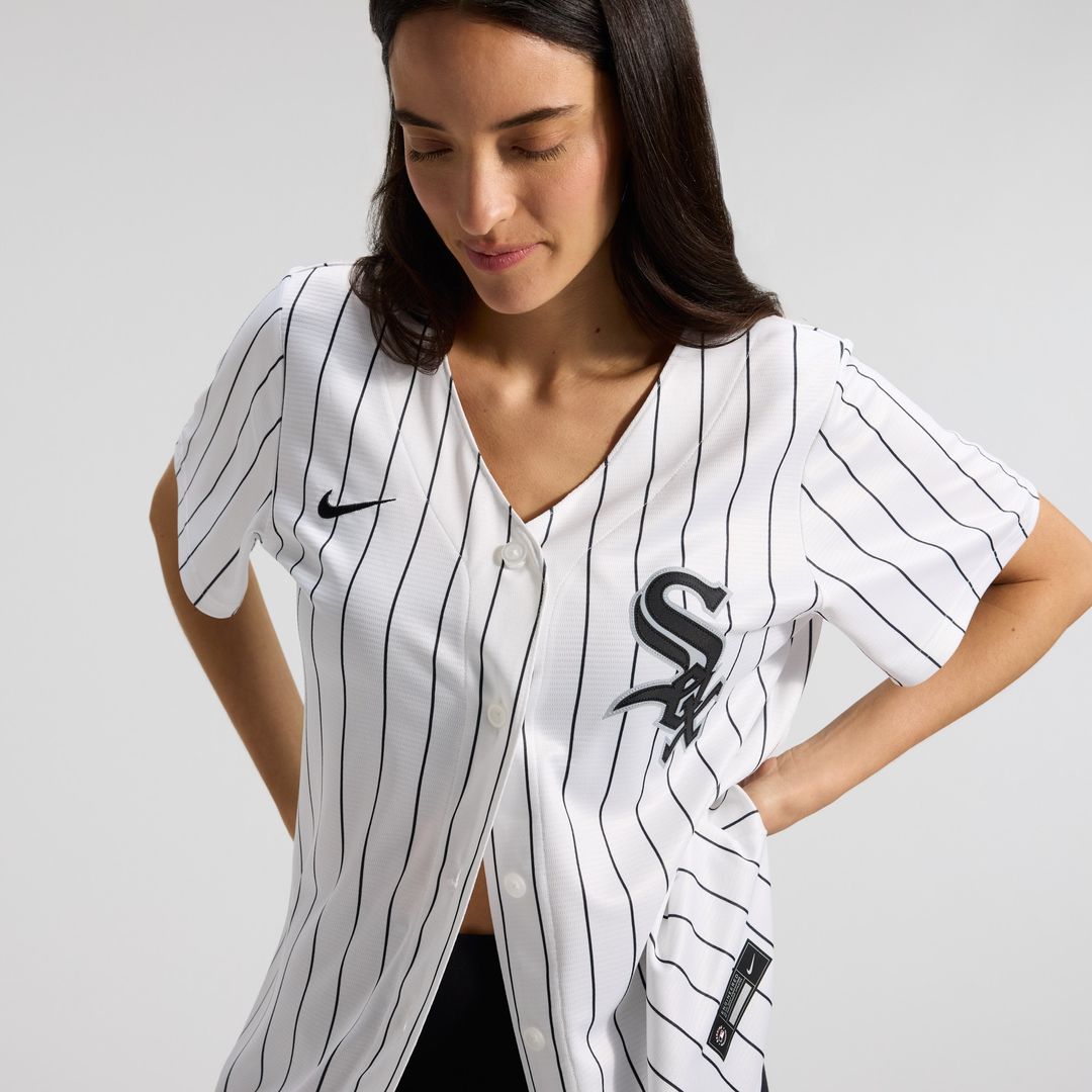 Chicago White Sox Nike Women's Home Replica Team Jersey - White MLB Team Jersey Baseball Fan Apparel