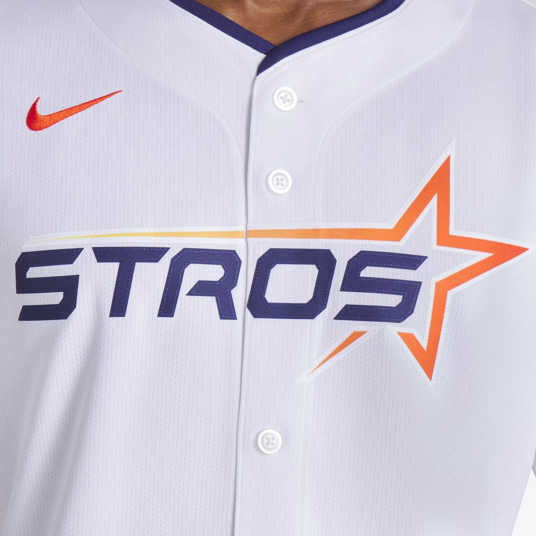 Houston Astros Nike 2025 City Connect Limited Jersey - White MLB Team Jersey Baseball Fan Apparel