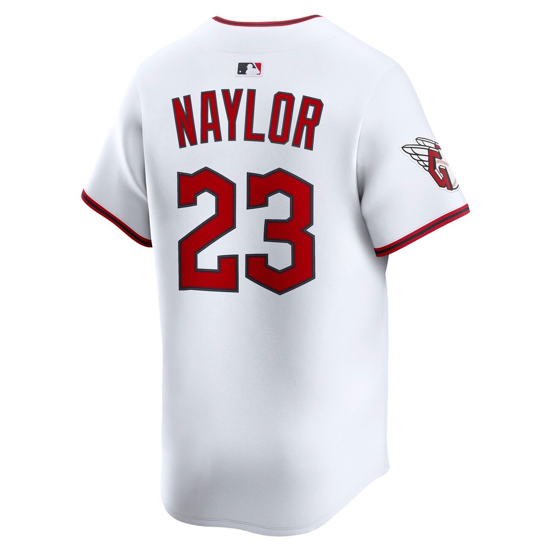 Cleveland Guardians Bo Naylor Nike Home Limited Player Jersey - White MLB Team Jersey Baseball Fan Apparel