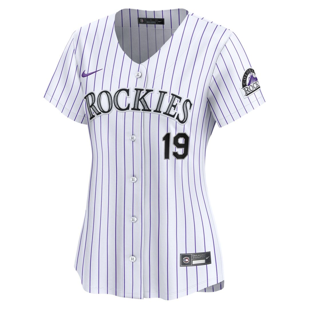 Colorado Rockies Charlie Blackmon Nike Women's Home Limited Player Jersey - White MLB Team Jersey Baseball Fan Apparel