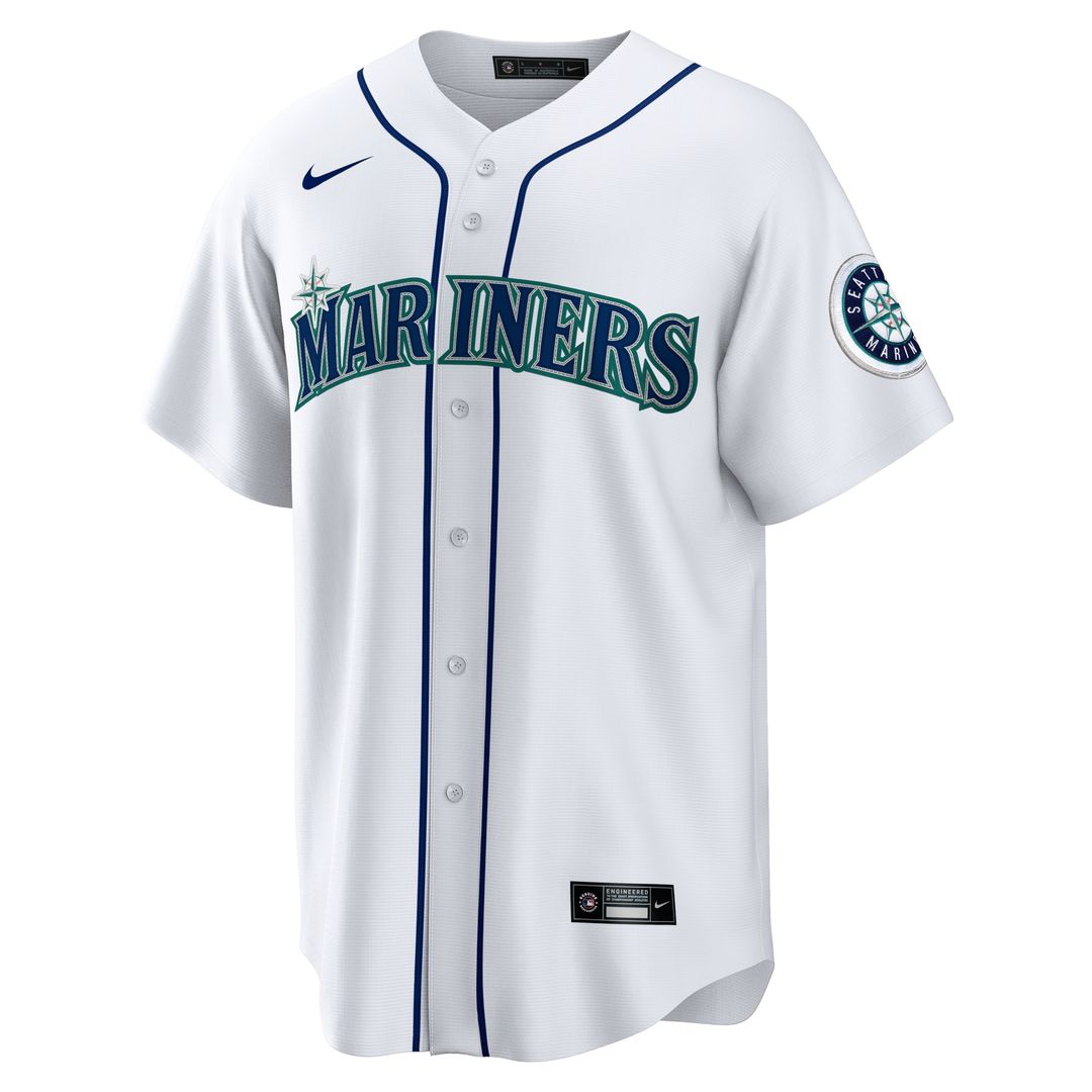 Seattle Mariners Ken Griffey Jr. Nike Home Replica Jersey - White MLB Team Jersey Baseball Fan Apparel