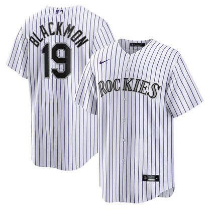 Colorado Rockies Charlie Blackmon Nike Home Replica Player Name Jersey - White MLB Team Jersey Baseball Fan Apparel