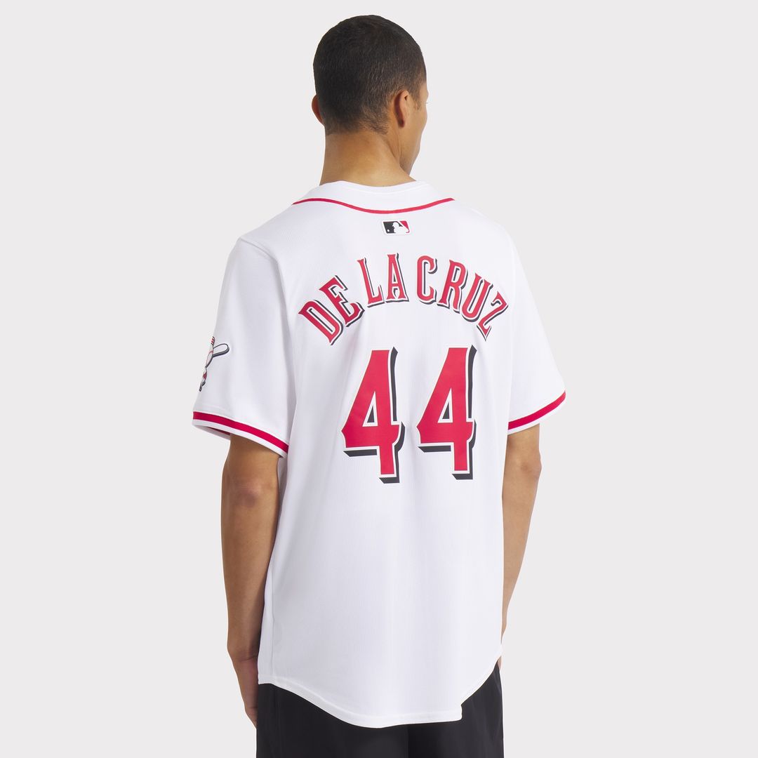 Cincinnati Reds Elly De La Cruz Nike Home Limited Player Jersey - White MLB Team Jersey Baseball Fan Apparel