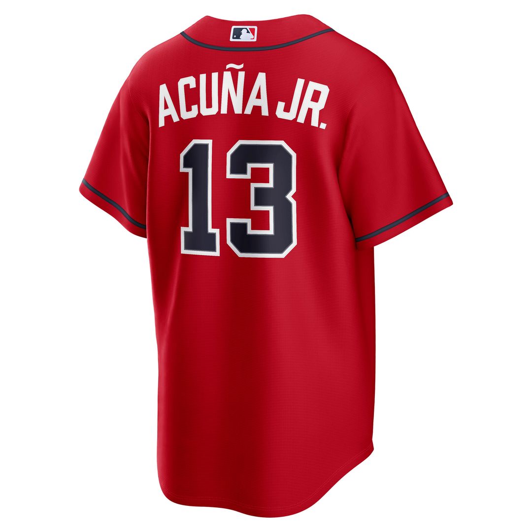 Atlanta Braves Ronald Acuña Jr. Nike Road Replica Jersey - Gray MLB Team Jersey Baseball Fan Apparel
