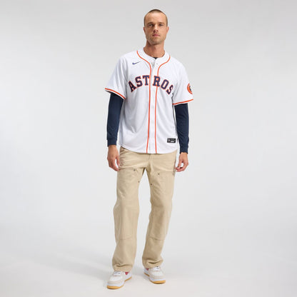 Houston Astros Nike Home Limited Jersey - White MLB Team Jersey Baseball Fan Apparel