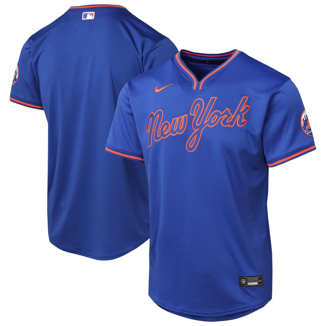 New York Mets Youth Road Limited Jersey - Gray MLB Team Jersey Baseball Fan Apparel