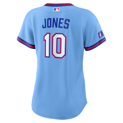 Atlanta Braves Chipper Jones Nike Women's 2026 City Connect Stadium Jersey - Powder Blue MLB Team Jersey Baseball Fan Apparel