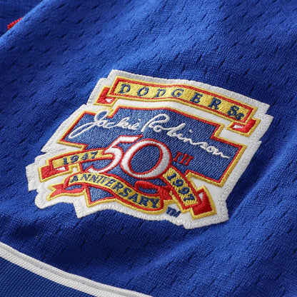 Los Angeles Dodgers Mike Piazza Mitchell & Ness Cooperstown Mesh Batting Practice Button - Up Jersey - Royal MLB Team Jersey Baseball Fan Apparel