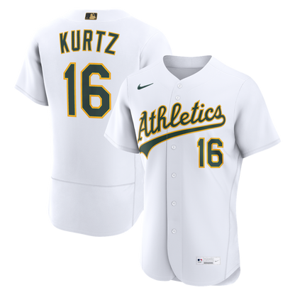 Athletics Nick Kurtz Nike MLB Awards Authentic Jersey - White MLB Team Jersey Baseball Fan Apparel