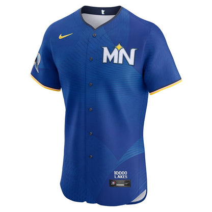 Minnesota Twins Nike City Connect Elite Jersey - Royal MLB Team Jersey Baseball Fan Apparel
