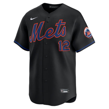 New York Mets Francisco Lindor Nike Home Limited Jersey - White MLB Team Jersey Baseball Fan Apparel