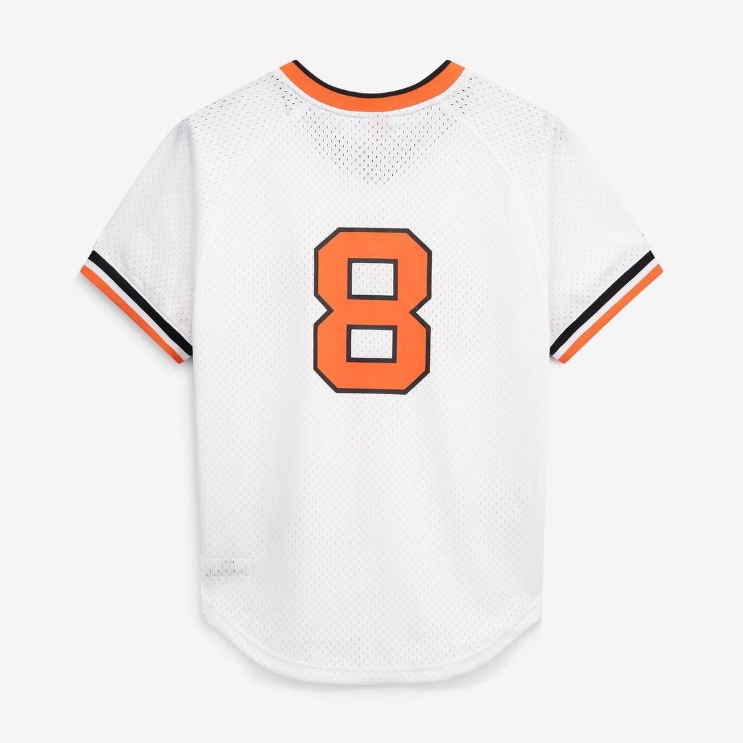 Baltimore Orioles Cal Ripken Jr. Mitchell & Ness Authentic Batting Practice Jersey - White MLB Team Jersey Baseball Fan Apparel
