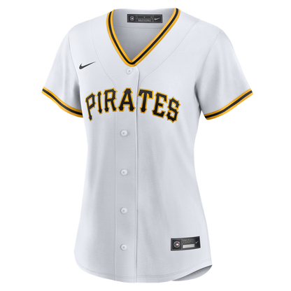 Pittsburgh Pirates Konnor Griffin Nike Women's Home Replica Jersey - White MLB Team Jersey Baseball Fan Apparel