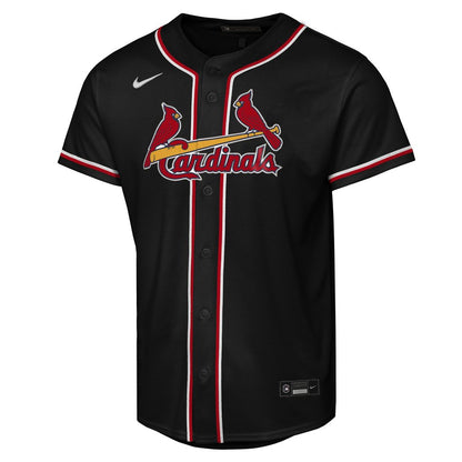 St. Louis Cardinals Lars Nootbaar Nike Youth Fashion Replica Player Jersey - Black MLB Team Jersey Baseball Fan Apparel