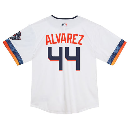 Houston Astros Yordan Alvarez Toddler City Connect 2025 Limited Jersey - White MLB Team Jersey Baseball Fan Apparel