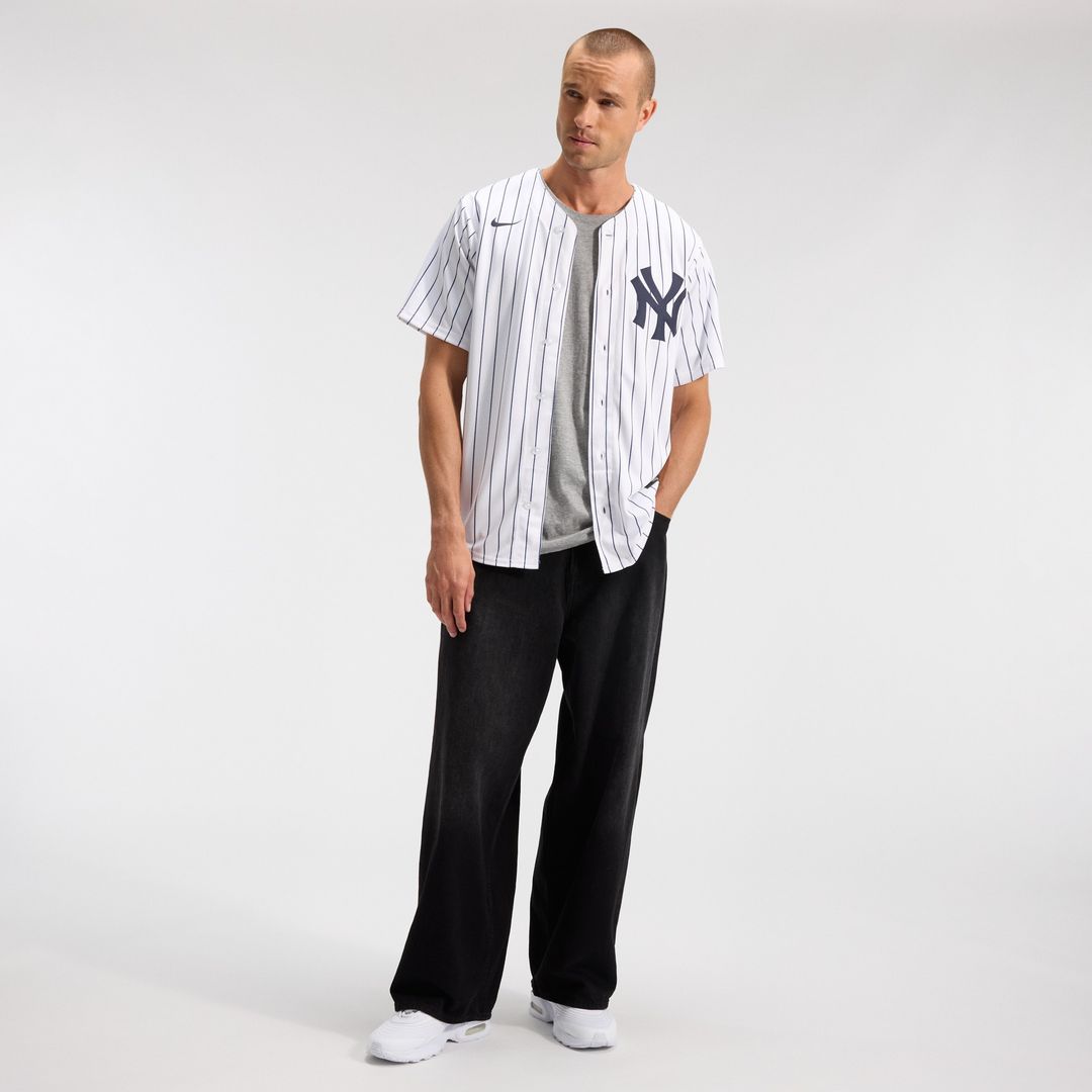 New York Yankees Nike Home Replica Team Jersey - White MLB Team Jersey Baseball Fan Apparel