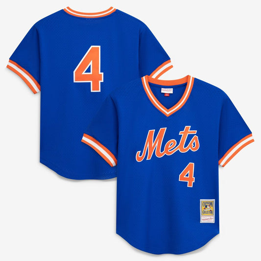New York Mets Lenny Dykstra Mitchell & Ness Authentic Batting Practice Jersey - Royal MLB Team Jersey Baseball Fan Apparel