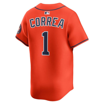 Houston Astros Carlos Correa Nike Home Limited Player Jersey - White MLB Team Jersey Baseball Fan Apparel