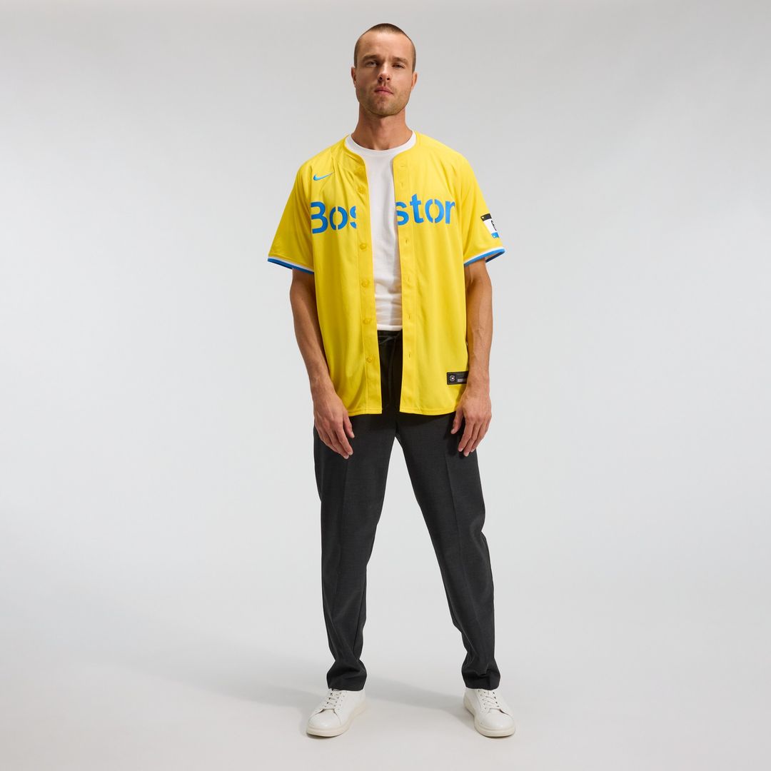 Boston Red Sox Nike City Connect Limited Jersey - Gold MLB Team Jersey Baseball Fan Apparel