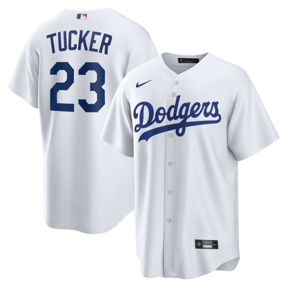 Los Angeles Dodgers Kyle Tucker Nike Home Replica Jersey - White MLB Team Jersey Baseball Fan Apparel