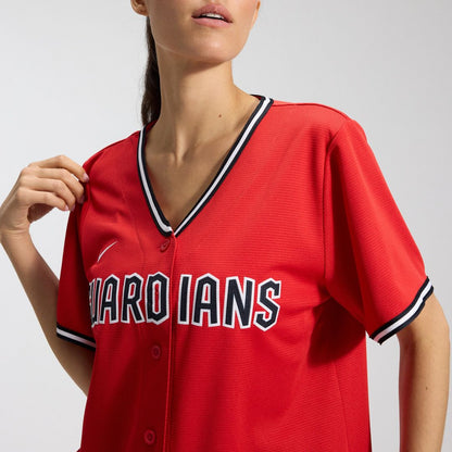 Cleveland Guardians Nike Women's Alternate Replica Jersey - Navy MLB Team Jersey Baseball Fan Apparel