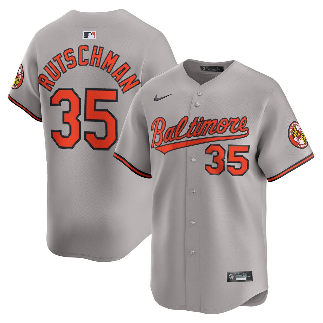 Baltimore Orioles Adley Rutschman Nike 2nd Alternate Limited Player Jersey - Orange MLB Team Jersey Baseball Fan Apparel