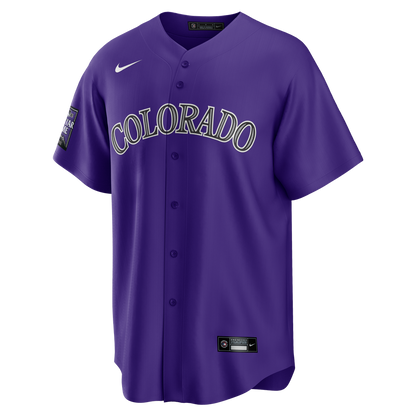 Colorado Rockies Nike Alternate Replica Team Jersey - Purple MLB Team Jersey Baseball Fan Apparel