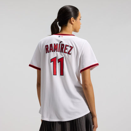 Cleveland Guardians José Ramírez Nike Women's Home Replica Jersey - White MLB Team Jersey Baseball Fan Apparel