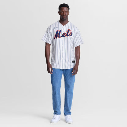 New York Mets Tylor Megill Nike Home Replica Jersey - White MLB Team Jersey Baseball Fan Apparel