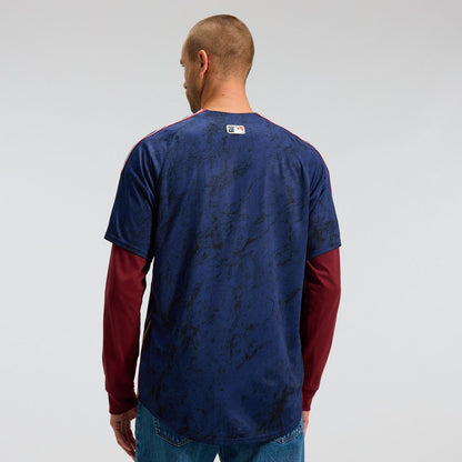 Cleveland Guardians Nike City Connect Limited Jersey - Navy MLB Team Jersey Baseball Fan Apparel