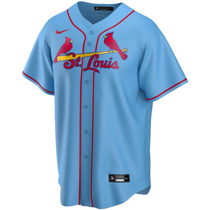 St. Louis Cardinals Nike Alternate Replica Custom Jersey - Light Blue MLB Team Jersey Baseball Fan Apparel
