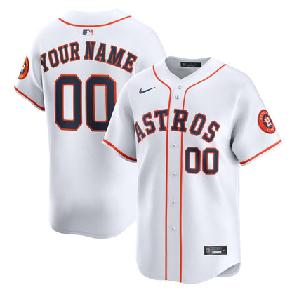 Houston Astros Nike Alternate Limited Custom Jersey - Orange MLB Team Jersey Baseball Fan Apparel