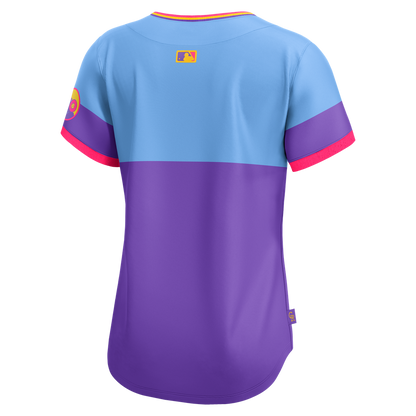 Colorado Rockies Nike Women's 2025 City Connect Limited Jersey - Purple/Light Blue MLB Team Jersey Baseball Fan Apparel