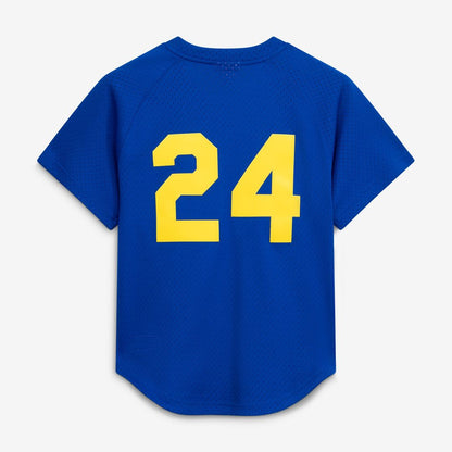 Seattle Mariners Ken Griffey Jr. Mitchell & Ness Authentic Batting Practice Jersey - Royal MLB Team Jersey Baseball Fan Apparel
