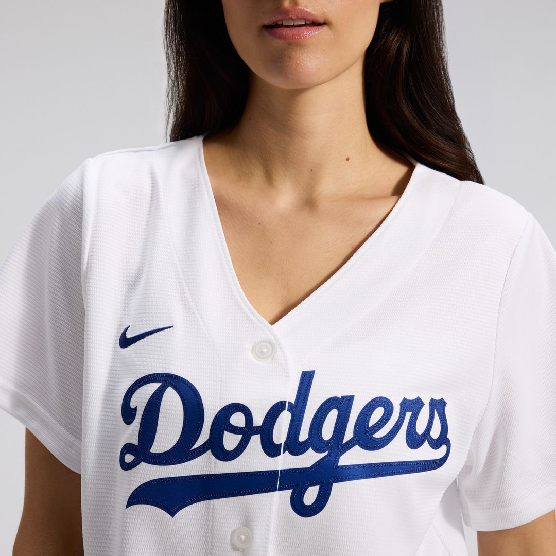 Los Angeles Dodgers Nike Women's Home Replica Jersey - White MLB Team Jersey Baseball Fan Apparel