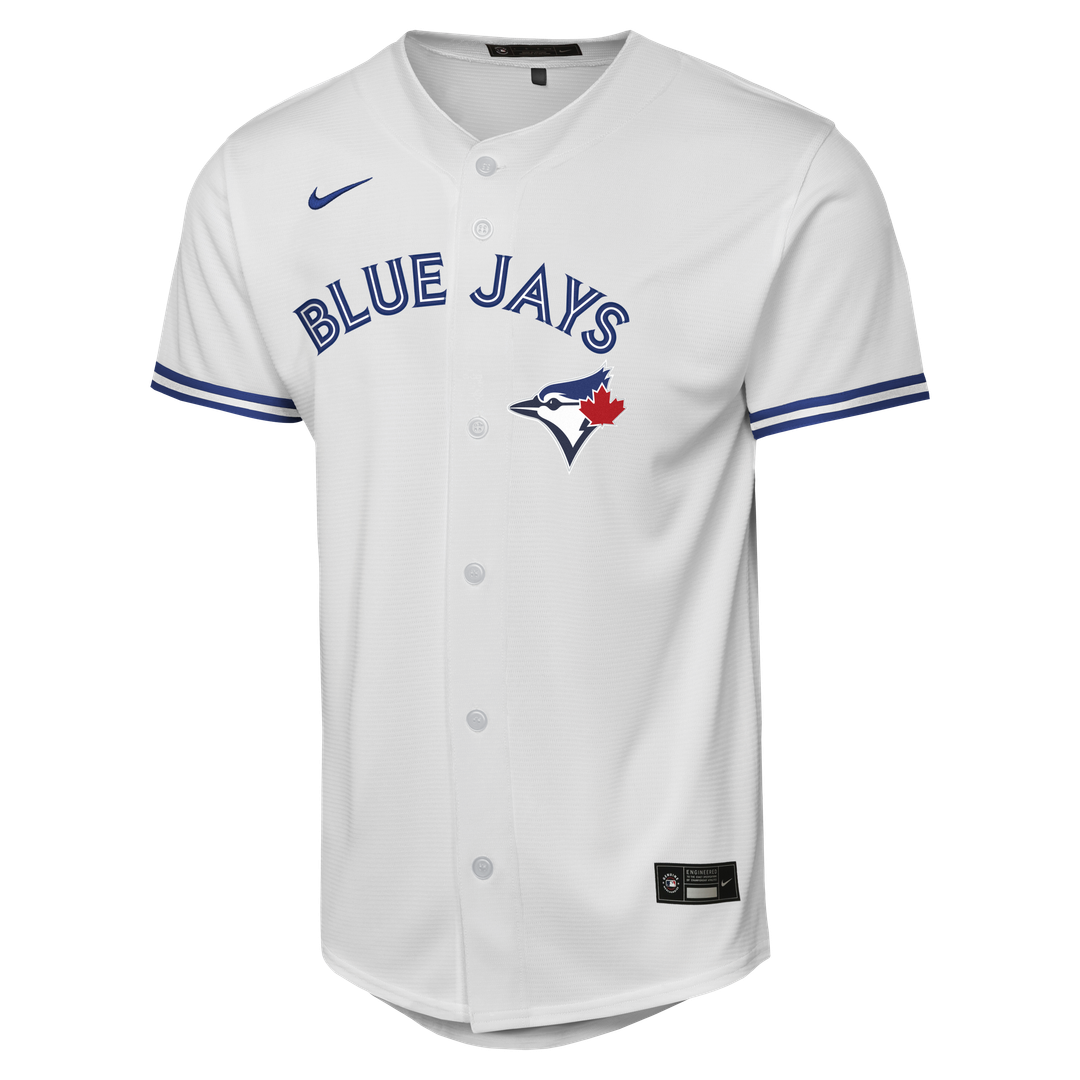 Toronto Blue Jays Ernie Clement Nike Youth Home Baseline Jersey - White MLB Team Jersey Baseball Fan Apparel