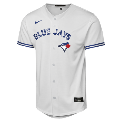 Toronto Blue Jays Ernie Clement Nike Youth Home Baseline Jersey - White MLB Team Jersey Baseball Fan Apparel