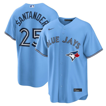 Toronto Blue Jays Anthony Santander Nike Road Replica Jersey - Gray MLB Team Jersey Baseball Fan Apparel