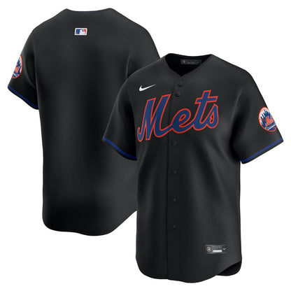 New York Mets Nike Alternate Limited Jersey - Black MLB Team Jersey Baseball Fan Apparel