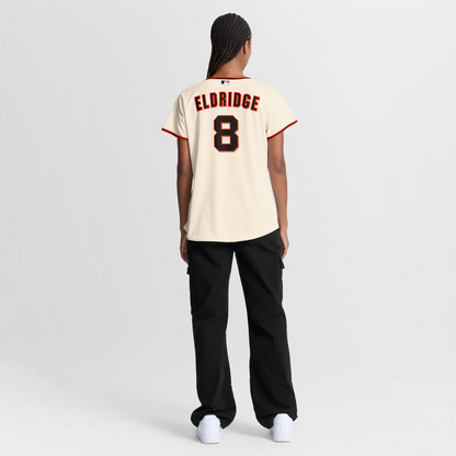 San Francisco Giants Bryce Eldridge Nike Women's Home Replica Jersey - Cream MLB Team Jersey Baseball Fan Apparel