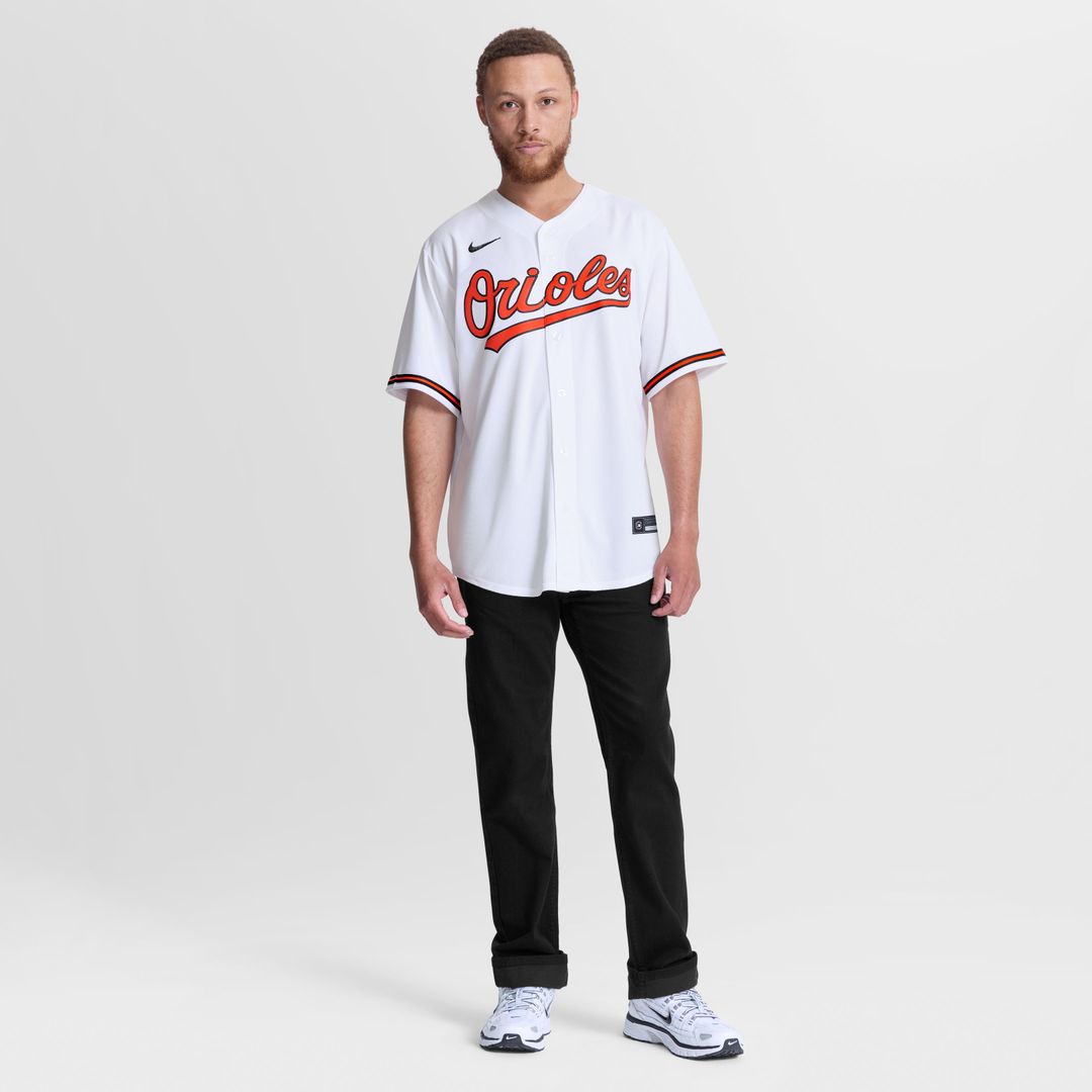 Baltimore Orioles Gunnar Henderson Nike Home Replica Jersey - White MLB Team Jersey Baseball Fan Apparel