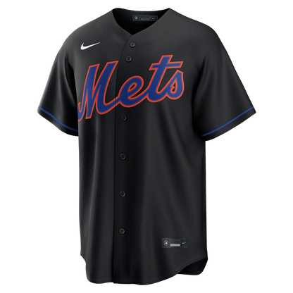 New York Mets Juan Soto Nike Alternate Replica Jersey - Black MLB Team Jersey Baseball Fan Apparel