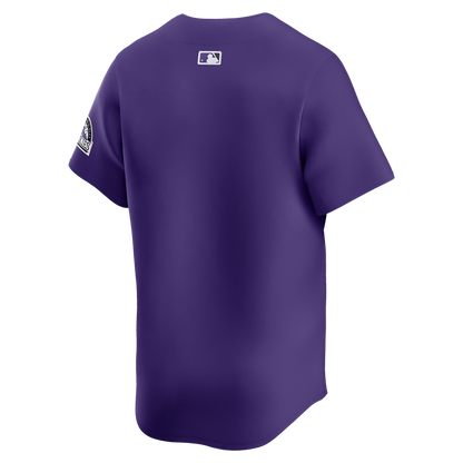 Colorado Rockies Nike Alternate Limited Jersey - Purple MLB Team Jersey Baseball Fan Apparel