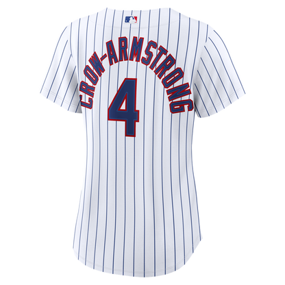 Chicago Cubs Pete Crow - Armstrong Nike Women's Home Replica Jersey - White MLB Team Jersey Baseball Fan Apparel