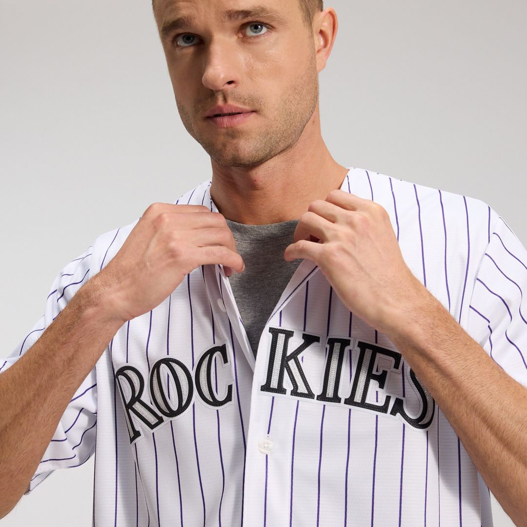 Colorado Rockies Nike Alternate Replica Team Jersey - Purple MLB Team Jersey Baseball Fan Apparel